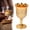 Gold, variant on Metal Engraved Chalice Shot Glass,Ornate Rose Design,Tarnish-Resistant for Liquor & Wedding Decor,2.59"×1.37",1PC,Silver & Red