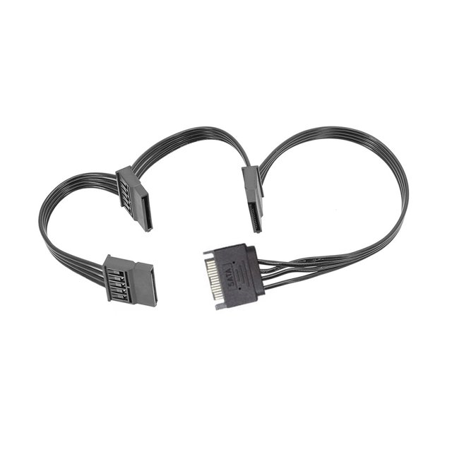 Cable de extensión SATA de 15 pines macho a hembra para disco duro de computadora (1 a 3) Ehuebsd Para estrenar