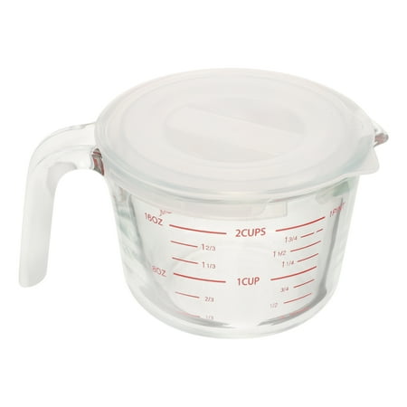 

Household Measuring Cup Wear-resistant Glass Measuring Cup Kitchen Baking Milk Cup