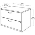 thumbnail image 4 of Bush Series C Auburn Maple 36W 2 Drawer Lateral File - Assembled WC48554CSU, 4 of 5