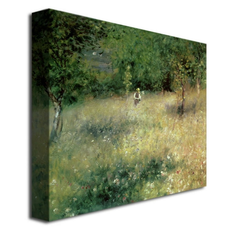  DIY Oil Painting Kit,The Farm Painting by Auguste Renoir Paint  by Number Kit On Canvas for Beginners