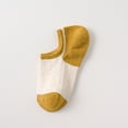 thumbnail image 1 of Calcetines náuticos de verano para mujer, transpirables, finos, de colores contrastantes, invisibles, de algodón, de caña baja y poco profundos, 1 of 6
