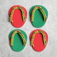 thumbnail image 3 of Drinkwear 4-Piece Garland Flip Flop Coasters for Wine, Beer and Cocktail, Ideal for Wine Lover, Bar, Holiday, Housewarming, Party, Wedding and Birthday, 3 of 5