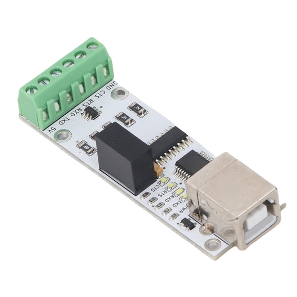 USB To TTL Serial Converter, 3.5mm Terminals High Security USB To TTL Serial Module Industrial Grade Chip 300 Bps To 2M Bps Function Pins for Accessory