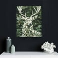 thumbnail image 4 of Creowell Deer Camouflage Antlers Wall Decor Canvas Prints Art for Home Living Room Office, Perfect Gift for Bedroom Kitchen Bathroom, Stylish Wall Pictures 16x20in, 4 of 5