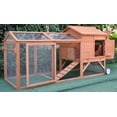 thumbnail image 4 of Chicken Coop Backyard Hen House for 4 to 6 Chickens with Nesting Box, 96"(L) x 35"(W) x 44"(H), 96", 4 of 10
