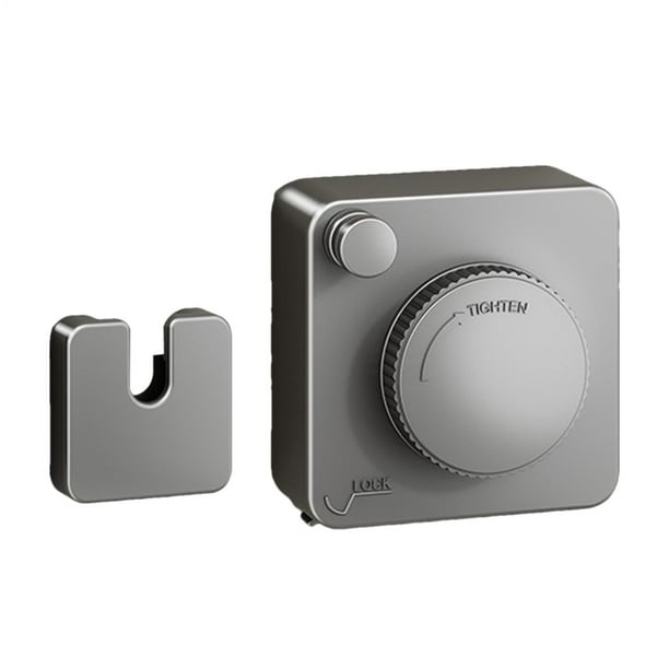 Tendedero portátil retráctil para viajes: tendedero de pared para interior/exterior, para balcones/duchas/patios/hoteles/baños
