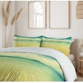 thumbnail image 6 of Ambesonne Beach Duvet Cover Sets, Vintage Grunge Sea View, 2-King, Earth Yellow Turquoise, 6 of 7