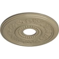 thumbnail image 3 of Ekena Millwork 16 1/8"OD x 3 1/2"ID x 7/8"P Genevieve Ceiling Medallion (Fits Canopies up to 3 1/2"), Hand-Painted Gobi Desert, 3 of 6
