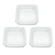 thumbnail image 5 of Contenedor de queso con tapa abatible, caja de almacenamiento de alimentos de PP transparente, transparente, para nevera, 3 uds., 5 of 5