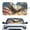 American Flag Eagles, variant on HUIACONG Sunflower Cow-patterned Foldable Foldable Sunshade for Car SUV Car Windshield Sun Shade Custom-fit
