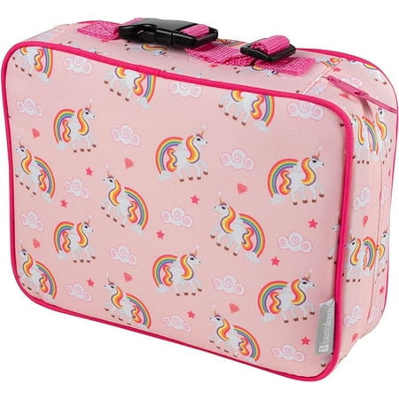 

Bentology Lunch Box for Girls - Kids Insulated Durable Lunchbox Tote Bag Fits Bento Boxes Containers and Bottles Back to School Lunch Sleeve Keeps Food Hotter or Colder Longer - Unicorn