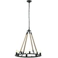 thumbnail image 1 of Modern Urban Contemporary Chandelier Light, Black Steel, 1 of 4