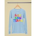 thumbnail image 3 of Colorful Lgbtq Pride Tee Long Sleeve Women's, 3 of 4