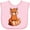 AD-Pink, variant on Red Panda T-shirt Boys or Girls Baby Bib