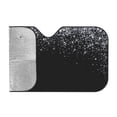thumbnail image 2 of Kdxio Silver Glitter1 Print Windshield Sun Shade, Foldable Sun Blocker for Car,Truck,SUV Automotive Interior Sun Protection,Reflective Shade for Front Windshield(Small), 2 of 7