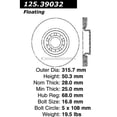 thumbnail image 2 of CENTRIC PARTS - HI-CARBON DISC Fits select: 2003-2014 VOLVO XC90, 2008-2009 VOLVO S60 T5, 2 of 3