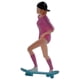 thumbnail image 1 of 1/64 figuras de personas Skateboard Girl, Mini modelo de personas, personas pequeñas para modelo de tren conjunto de construcción, 1 of 9