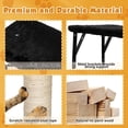 thumbnail image 4 of Cat Wall Shelves, Wall-Mounted Cat Climber Set of 5, Floating Cat Perches, Hanging Cat Beds, Modern Cat Furniture for Large Cats or Kitty (Black), 4 of 11