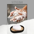 Island Accessories Matte Black Stainless Steel Soap Dish - Modern Freestanding Design For Bathroom Or Kitchen