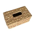 thumbnail image 1 of Desktop Ornament Charm Water Hyacinth Weave Tissue Cover for Country-Style Drawer and Desktop, 1 of 6