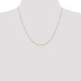 thumbnail image 2 of 10k Rose Gold .5mm Cable Rope Chain Necklace Pendant Charm, 2 of 8