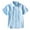 1#Sky Blue, variant on Girls Short Sleeve White Shirt School Uniform Lace Button Up Shirt, Sizes 15-16