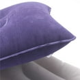 thumbnail image 1 of 2021 NEW Outdoor Inflatable Pillow Flocking Thick Square Camping Sleeping Bag Pillow Navy, 1 of 8