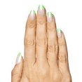 thumbnail image 6 of Olive & June Instant Mani Maximalist Short Round Press-On Nails, Lime Chrome French, 42 Pieces, 6 of 9