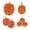 Saffron, variant on Halloween 7Pcs Black Sequin Artificial Foam Pumpkins, Glitter Velvet Faux Pumpkin Ornaments, Gothic Fall Halloween Table Centerpiece Decor for Harvest Party Home Mantel Window Display Props