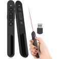 thumbnail image 1 of Presentation Clicker, Wireless Presenter Remote with Red Light,Hyperlink,Volume Control - for Classroom,Lecture Hall, Conference Room, Exhibition Hall, 1 of 4