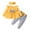 Yellow, variant on dmqupv Girls Holiday Outfits Toddler Baby Girls Long Sleeve Bowknot Tassel Tops+Pants Headbands Outfits Yellow,Size for 3-6 Months