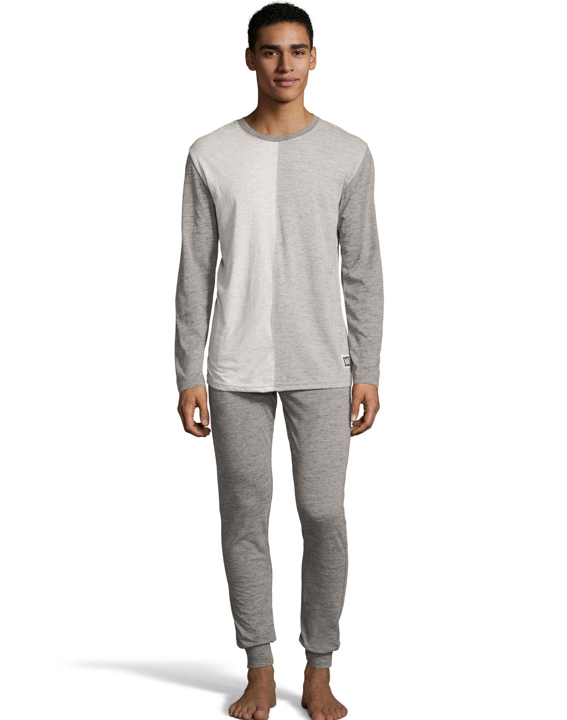 Hanes - Hanes Jersey Knit Jogger & Split Front Top - Walmart.com - Walmart.com