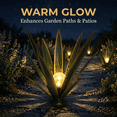 thumbnail image 6 of Lumiartisan Faux Metal Agave Plant 35cm/13.8" Solar Landscape Decor Yard Art, 6 of 8