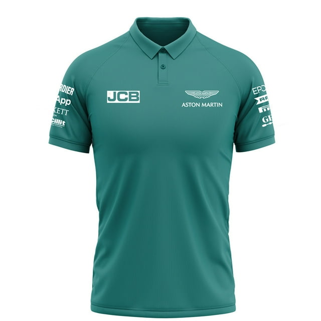Nouveau Costume de Course F1 Red Bull Manches Courtes Polo Équipe Hommes-siniker