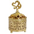 thumbnail image 1 of Miangastore Aromatherapy Burner Golden Metal 1Pcs 5.1x3.4in, 1 of 8