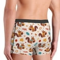 thumbnail image 4 of Bingfone Forest Squirrel Nuts Men's Underwear - Casual Stretch Boxer Briefs-Large, 4 of 7
