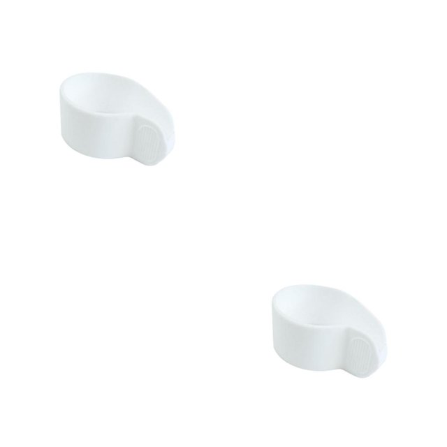 Inteprter Funda de silicona para acelerador de monopatín, resistente al agua, a prueba de polvo, antiarañazos, accesorios protectores para Blanco 2piezas