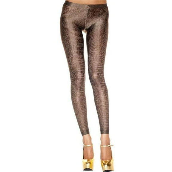 Music Legs Women's Women's Python look spandex leggings 35826-PYTHON