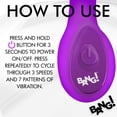 thumbnail image 3 of Bang! G-Spot Silicone Vibrator, Purple, 3 of 10