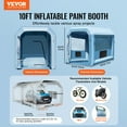 thumbnail image 2 of VEVOR Inflatable Paint Booth, 9.8 x 8.2 x 8.2 ft Inflatable Spray Booth, with 550W Powerful Blower and Air Filter System, Portable Car Paint Booth for Motorcycle, Bicycle, Small Furniture Painting, 2 of 9