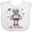 AA-White, variant on Inktastic Robot Big Brother II Boys Baby Bib