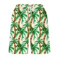 thumbnail image 4 of Puntoco pantalones cortos de verano para mujer, moda 2024, estampado de llama para hombre, pantalones cortos informales de playa con estampado hawaiano especial, pantalones cortos, 4 of 5