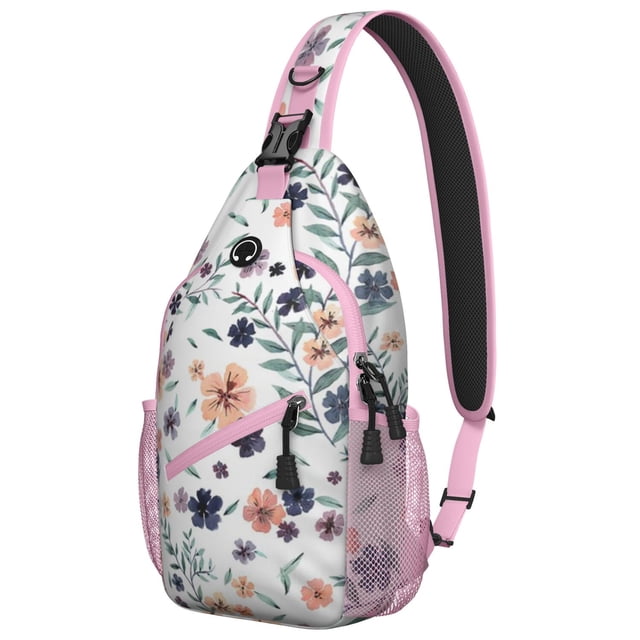 Sac à Dos Rétro Tropical Bloom pour Femmes, Sac de Voyage Artistique Léger avec Motif Floral