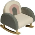 thumbnail image 5 of Gift Mark - Plush Kids Rocking Chairs - Grey, 5 of 9