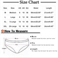 thumbnail image 4 of Blmnix Hipster Panties Underwear Womens Thong Underwear Cotton Cheeky Seamless G String Brown Women Underwear Pack,XXL, 4 of 4