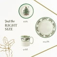 thumbnail image 7 of Spode Christmas Tree 12-Piece Dinnerware Set (Service for 4) - Festive Holiday Tableware with Plates & Mugs - Fine Earthenware Christmas Dinnerware - Microwave & Dishwasher Safe, 7 of 7