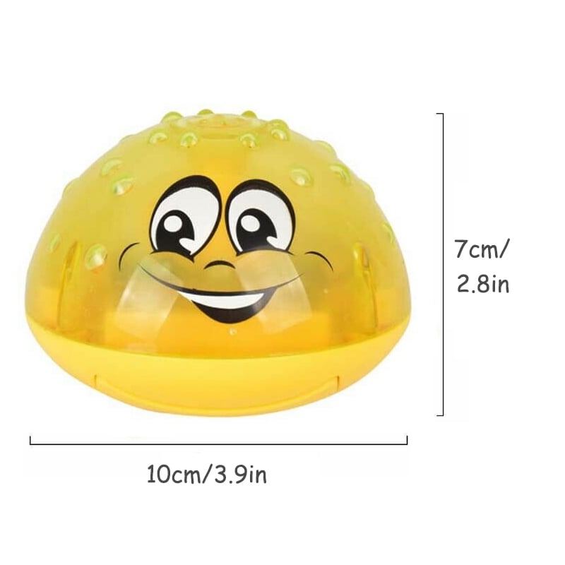 light up water spray bath toy
