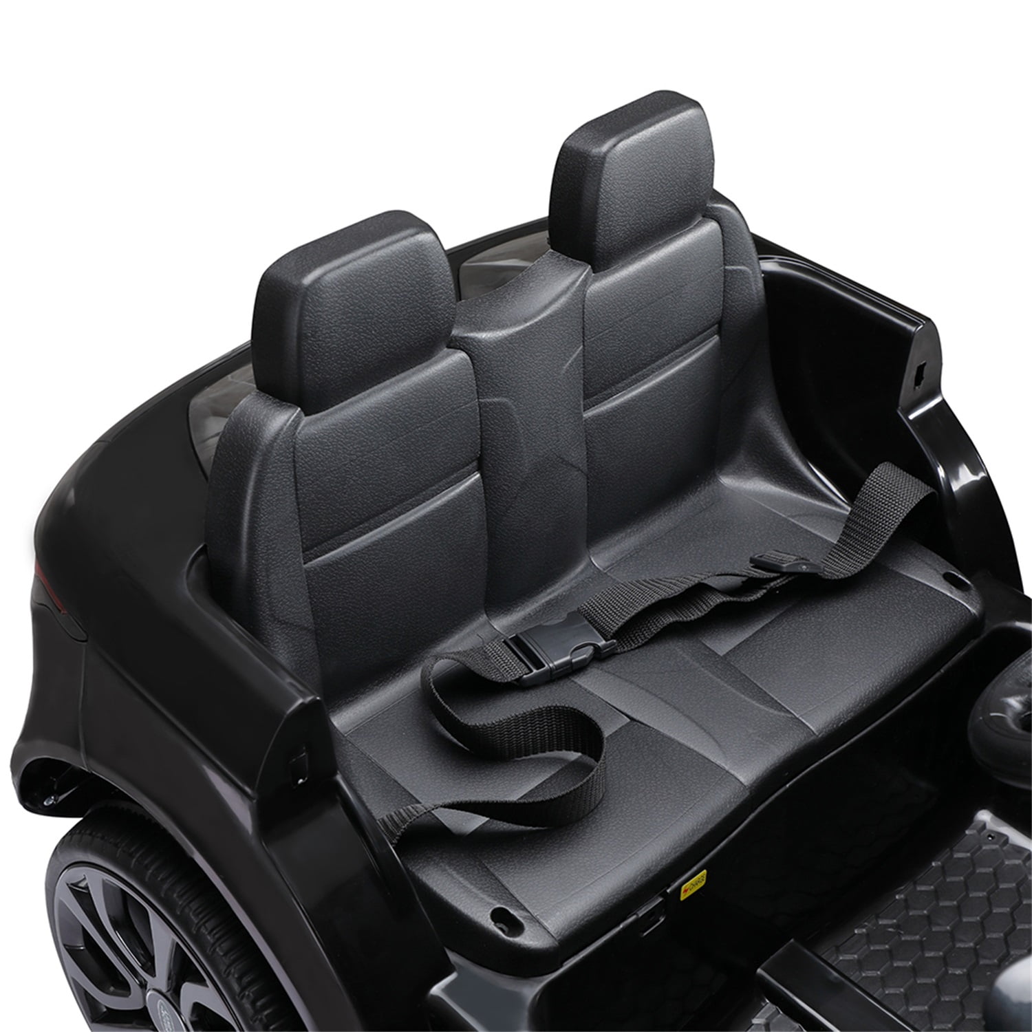 CIPACHO Licensed Land Rover Ride on Cars Toy with 2.4G Remote Control, 12V Car for Kids, Double Doors, LED Lights, Black