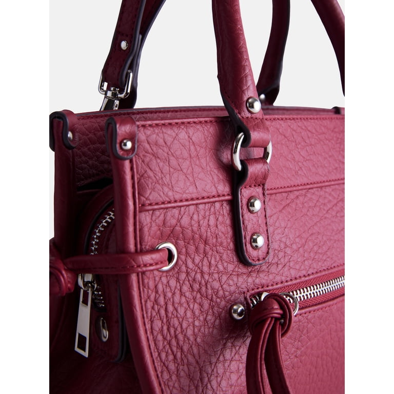 No Boundaries Fashion Square Tote Bag, Rich Red photo 4